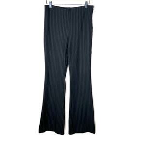 Romeo & Juliet black pinstriped elastic waist legging dress pants medium M B91